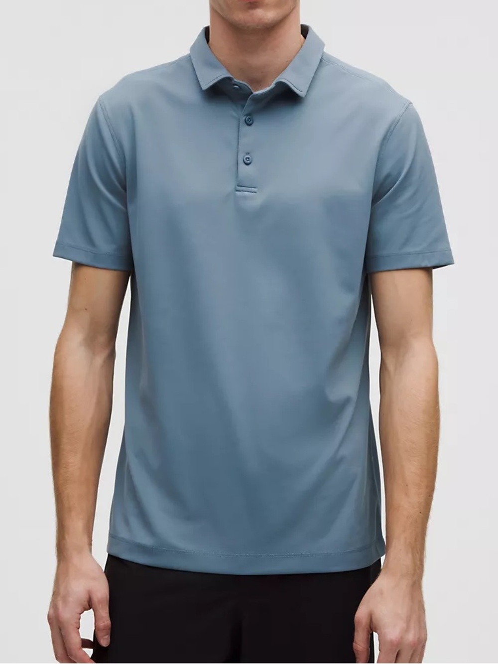 Lululemon Show Zero Slim Fit Polo Shirt In Steel Blue‎ Size S